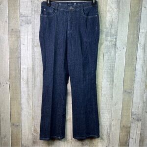 Gloria Vanderbilt Size 10 P Stretch Waistband “Roberta” Dark Blue Jeans